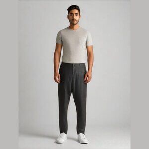 A Fish Named Fred Men's Green Khaki Plaid Pants